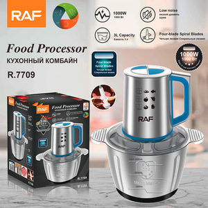 Household <b>Electric</b> Food Chopper Four <b>Spiral</b> Sharp Blades Food Processor Mini Portable Food Processor - Product Image 5