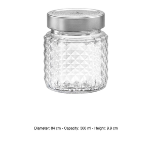 Delivery Jars 30 cl H 9.9 cm Ø 8.4 cm with Lid Bormioli Rocco - Product Image 3