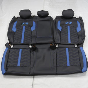 Coprisedile Personalizzato GANE 26 Anni Nuovo Adatto per <span class=keywords><strong>Volkswagen</strong></span> Golf Interni in Pelle Resistente all'Usura Traspirante Nero Blu - Product Image 6