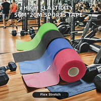 Bande de mousse sportive souple 7cm*27m, bandage de maintien musculaire respirant, sans latex, imperméable, protection athlétique en PU, unisexe