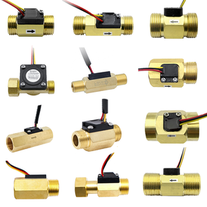 เซ็นเซอร์วัดการไหลของน้ำแบบกังหันทองเหลืองทองแดง DN8-DN50 สำหรับโรงงาน  DC 3-24V 0.3-45 ลิตร/นาที แรงดัน 1.75MPa สำหรับเครื่องกรองน้ำ RO - Product Image 2