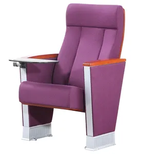 High Quality Commercial Auditorium Cinema Chair with Writing Pad