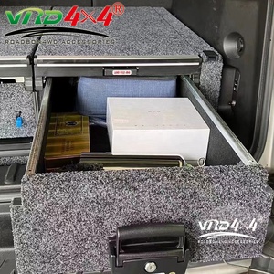 ครัวแบบลิ้นชัก VRD4X4 ที่ได้รับสิทธิบัตร สำหรับรถฮัมเมอร์ H2 ระบบลิ้นชักแบบโมดูลาร์ คุณภาพสูง ครัวสำหรับรถออฟโรด สำหรับทำอาหาร - Product Image 3