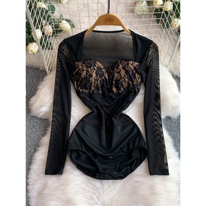 Completo da Donna Elegante con Gonna a Balze e Dettagli in <span class=keywords><strong>Pizzo</strong></span>, Nuova Collezione Autunno 2026 - Vendita all'Ingrosso - Product Image 3