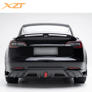 Prix d'usine – Kit carrosserie complet style fibre de carbone avec diffuseur arrière et aileron arrière avec éclairage pour <span class=keywords><strong>Tesla</strong></span> <span class=keywords><strong>Model</strong></span> <span class=keywords><strong>3</strong></span> - Product Image 6