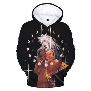 Sweats à capuche <span class=keywords><strong>Inuyasha</strong></span> 3D imprimés pour hommes, nouveauté 2023, anime japonais, style Harajuku, décontracté, tendance, oversize - Product Image 2