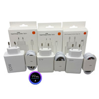 Qualité d'origine 33W 67W 120W USB Chargeur Set Téléphone Mobile Super Rapide Chargeur Turberdécimal Point pour xiaomi