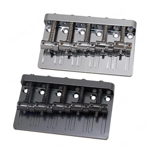 Hoge Kwaliteit Bas Brug Chrome Elektrische Gitaar Brug <span class=keywords><strong>5</strong></span> Snarige Basgitaar Bridge Gitaar Gitaar Accessoires - Product Image 3