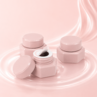 Vente en gros usine – Pots hexagonaux en gel UV 5g/15g/30g avec couvercle, emballage cosmétique en plastique vide personnalisable