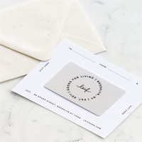 Vente en gros d'usine personnalisée de cartes d'invitation de remerciement pour une fête de mariage carte-cadeau d'adhésion à motif de feuille d'or razergold