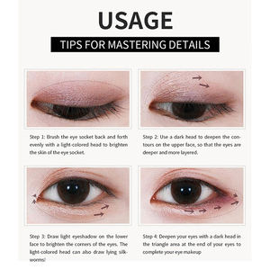 Palette <span class=keywords><strong>de</strong></span> fard à paupières à haute pigmentation neutre, 10 couleurs, professionnels, oem, privée - Product Image 5