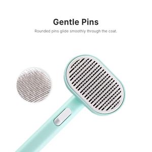 Cepillo para Mascotas OEM ODM para Eliminar Fácilmente el Pelo, Cepillo Delgado para Perros y Gatos, Seguro y No Daña la Piel - Product Image 2