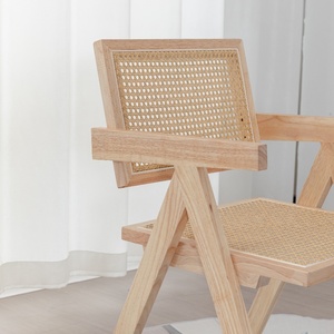 Silla K Nórdica Moderna de Madera Maciza, Sillón Reclinable de Diseño Retro para Cafetería, Casa de Huéspedes, Comedor, Ocio, Xin Shuo, Celebridad en Línea - Product Image 6