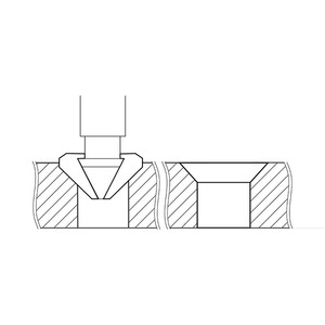 Herramientas de Corte, Brocas y Fresas para Metal, Broca Avellanadora FERVI con Vástago Hexagonal - Product Image 1