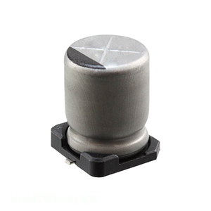 Authorized Distributor UUA1E101MNL1GS 100 uF CAP ALUM 100UF 20% 25V SMD Surface Mount Capacitor - Product Image 1
