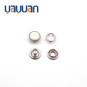 Chất Lượng Cao 11.5Mm Kim Loại Ngọc Trai Năm <span class=keywords><strong>Prong</strong></span> Cho Áo Sơ Mi <span class=keywords><strong>Snap</strong></span> Nút - Product Image 1