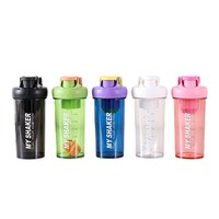 Bouteille de shaker sport 700 ml avec couvercle support téléphone, anti-fuite, sans BPA, en plastique, pour mélange de protéines, idéale pour la salle de sport
