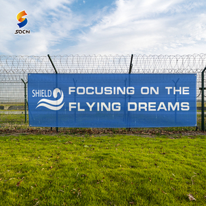 Custom Vinyl <strong>Banners</strong> and Signs logo <strong>Banner</strong> 54"x150 Outdoor Mesh Fabric Pvc Vinyl Print <strong>Banner</strong> for Promotion Construction Fence - Product Image 5