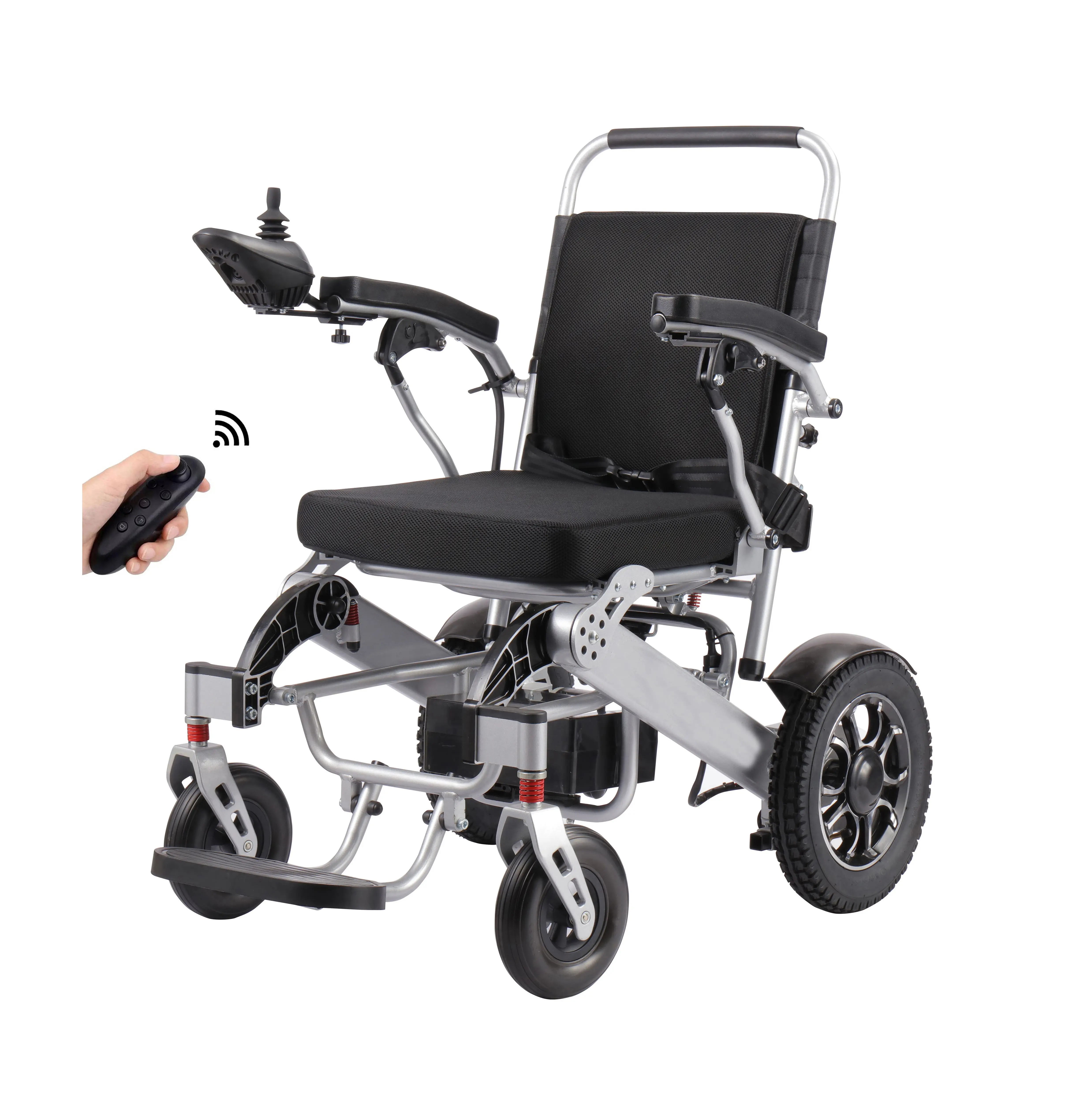 2021 חדש עיצוב מכירה לוהטת נכים חשמלי כיסא גלגלים שלט רחוק נייד חשמלי מתקפל כיסא גלגלים