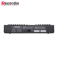 Table de mixage audio DJ GAX-FC16 Pro, table de mixage DJ 16 canaux, table de mixage studio Bluetooth avec 99 effets DSP, lecteur USB + alimentation fantôme 48V