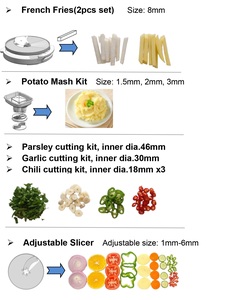 Silver Chef Multifunction Fruit <strong>Vegetable</strong> Preparation Machine Commercial Veget <strong>Cutter</strong> - Product Image 6