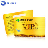 Carte de membre VIP personnalisée d'usine, carte professionnelle noire premium NFC RFID avec puce, carte PVC fabriquée par le fabricant