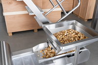 Ensacheuse verticale multifonctionnelle automatique à quatre soudures pour sachets de snacks fragiles, chips, noix et grains de café