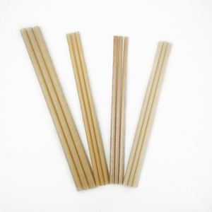 หลอดดูดน้ำ PLA ย่อยสลายได้ทางชีวภาพ ขนาด 200 มม. ยาว 230 มม. หลอดจากชานอ้อยแบบใช้แล้วทิ้ง พร้อมกระดาษห่อ - Product Image 2