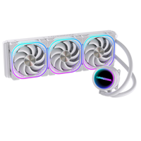 Refroidisseur de processeur de jeu LOVINGCOOL, solution AIO, 3 broches, RGB automatique, sans pilote, éclairage ARGB, roulement à billes, Abyss multicouche infini