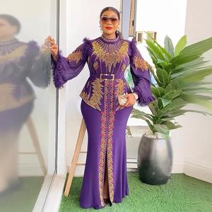 Robes en Tissu Africain pour Femmes Ensembles 2 Pièces <span class=keywords><strong>Haut</strong></span> <span class=keywords><strong>et</strong></span> <span class=keywords><strong>Jupe</strong></span> Dashiki Ankara Tenues Turques Robe de Soirée Grande Taille pour Mariage - Product Image 1