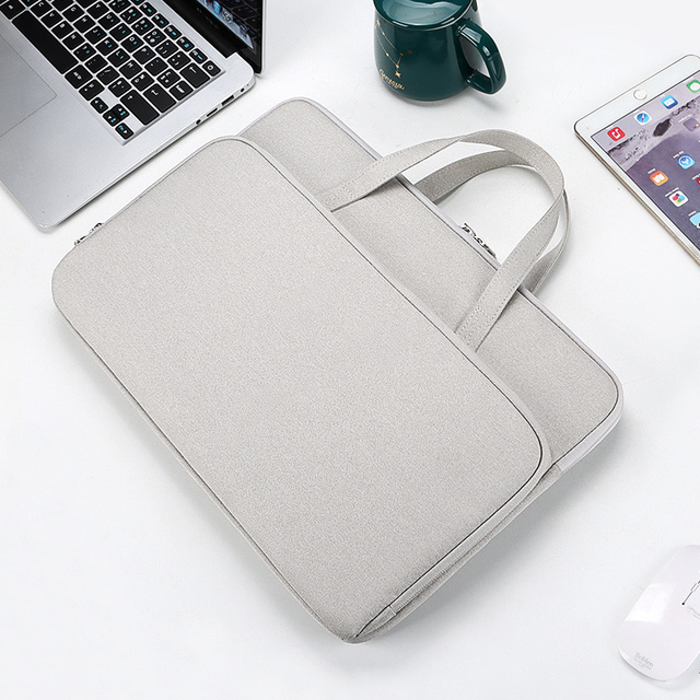 Business Large Capacity Waterproof Zipper Bulk 13 15.6 Inch Notebook Computer Carrying Case Laptop Tote Bag Cover for Men Women