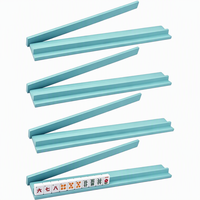 18 et 20 pouces, rose, luxe, supports de mahjong en bois massif, pousseurs, pieds en bois massif, pour 4 joueurs, durable, portable, emballage de divertissement