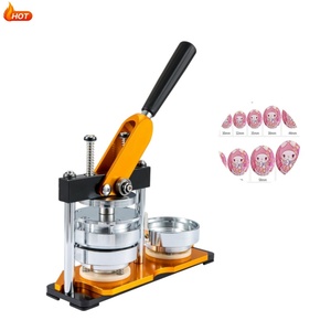 Máquina para hacer botones de 50 mm de 3.ª generación, prensa de insignias DIY sin instalación, 100 piezas de botones de plástico, cortador de círculos, libro mágico - Product Image 2