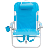En aluminium Heavy Duty Pliant Sac À Dos Chaise De Plage 4 Positions D'inclinaison Réglable Oxford Imperméable De Pêche Chaise Avec Refroidisseur