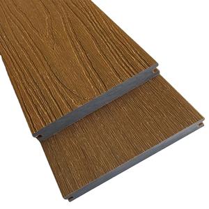 Cubierta de compuesto de madera maciza de nuevo diseño cubierta de suelo de parque de jardín exterior WPC cubierta exterior de coextrusión entrelazada - Product Image 2