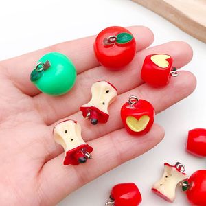 จี้เรซิ่นรูปแอปเปิ้ลการ์ตูน สำหรับทำเครื่องประดับ DIY ฤดูใบไม้ร่วง 2025 ผลิตที่เมืองอี้หวู่ รหัสสินค้า FT117 - Product Image 2