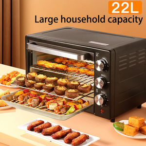 Four à pizza électrique de 22L du fabricant <span class=keywords><strong>petit</strong></span> <span class=keywords><strong>grille</strong></span>-<span class=keywords><strong>pain</strong></span> multifonctionnel pour l'extérieur VR utilisation à bas <span class=keywords><strong>prix</strong></span> ménage électrique métal - Product Image 6