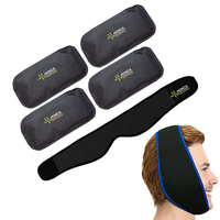 Compresse de glace personnalisée pour les dents, bandeau doux double face pour la mâchoire et le visage, thérapie réutilisable au gel chaud et froid pour soulager la douleur et les gonflements du visage