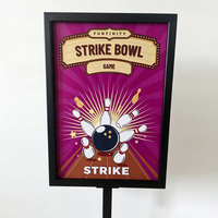 Penyangga Poster Berdiri untuk Menu Restoran, Pameran Lobi Hotel, dan Penunjuk Jalan