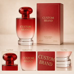 น้ำหอม EDP กลิ่นกุหลาบงานแต่งงาน 100 มล. สำหรับของชำร่วยงานแต่งงาน แบรนด์ LF Private Label พร้อมโลโก้และบรรจุภัณฑ์แบบกำหนดเอง กลิ่นเฉพาะกลุ่ม - Product Image 3