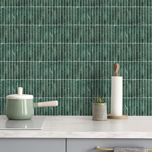 Piastrelle a Mosaico in Marmo Moderno per Bagno e <span class=keywords><strong>Cucina</strong></span>, Marmo Scanalato Durevole per Ville e Case di Lusso - Product Image 4