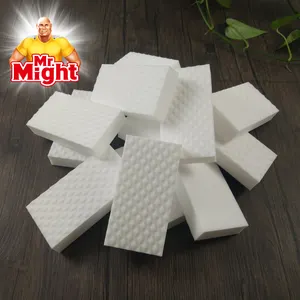 Miếng Bọt Biển Ma Thuật Siêu Mạnh Bán Chạy Miếng Bọt Biển Melamine Nén Nóng OEM/Nhà Sản Xuất Nhãn Hiệu Riêng