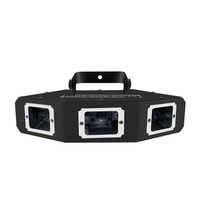 Son activé 3 yeux rouge vert bleu croix-couleur DJ lumières laser pour scène salle de fête Disco boîte de nuit DMX512 contrôle