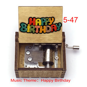 Caja de Música de Madera Personalizada al por Mayor con su Logotipo o Foto, Caja Musical Única con Manivela, Canción de Feliz Cumpleaños, Regalo para Mamá, Papá, Hijo, Hija - Product Image 6