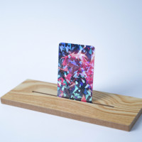 Cartes Haut de Gamme d'Impression Papier Sublimation Personnalisée Anime Coloré Holographique Genshin Impact Cartes de Jeu à Collectionner