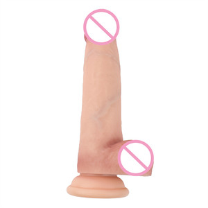 Дружелюбный к коже фаллоимитатор 21 см силиконовый пенис 1-1 дупликация прозрачная текстура мастурбации для мужчин и женщин - Product Image 3