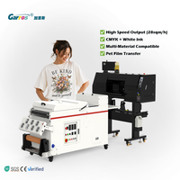 Ensemble complet d'imprimante DTF 60 cm avec tête I3200, machine tout-en-un avec encre DTF, film et poudre pour démarrer une entreprise d'impression textile