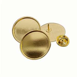 <span class=keywords><strong>Pin</strong></span> de insignia de esmalte suave y duro de <span class=keywords><strong>Metal</strong></span> en blanco personalizado, alfileres de solapa de <span class=keywords><strong>Metal</strong></span> en blanco con impresión UV chapada en oro de alta calidad - Product Image 3