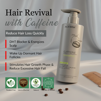 Shampoo à la caféine en marque privée pour la croissance des cheveux, anti-amincissement, soin quotidien du cuir chevelu, traitement préventif de la perte de cheveux