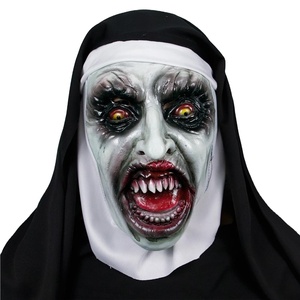 Nữ tu mặt nạ mui xe dành cho người lớn đáng sợ khủng khiếp Halloween mặt nạ phụ nữ trang phục Masquerade bên thiết kế đơn giản Masquerade bên mặt nạ - Product Image 2
